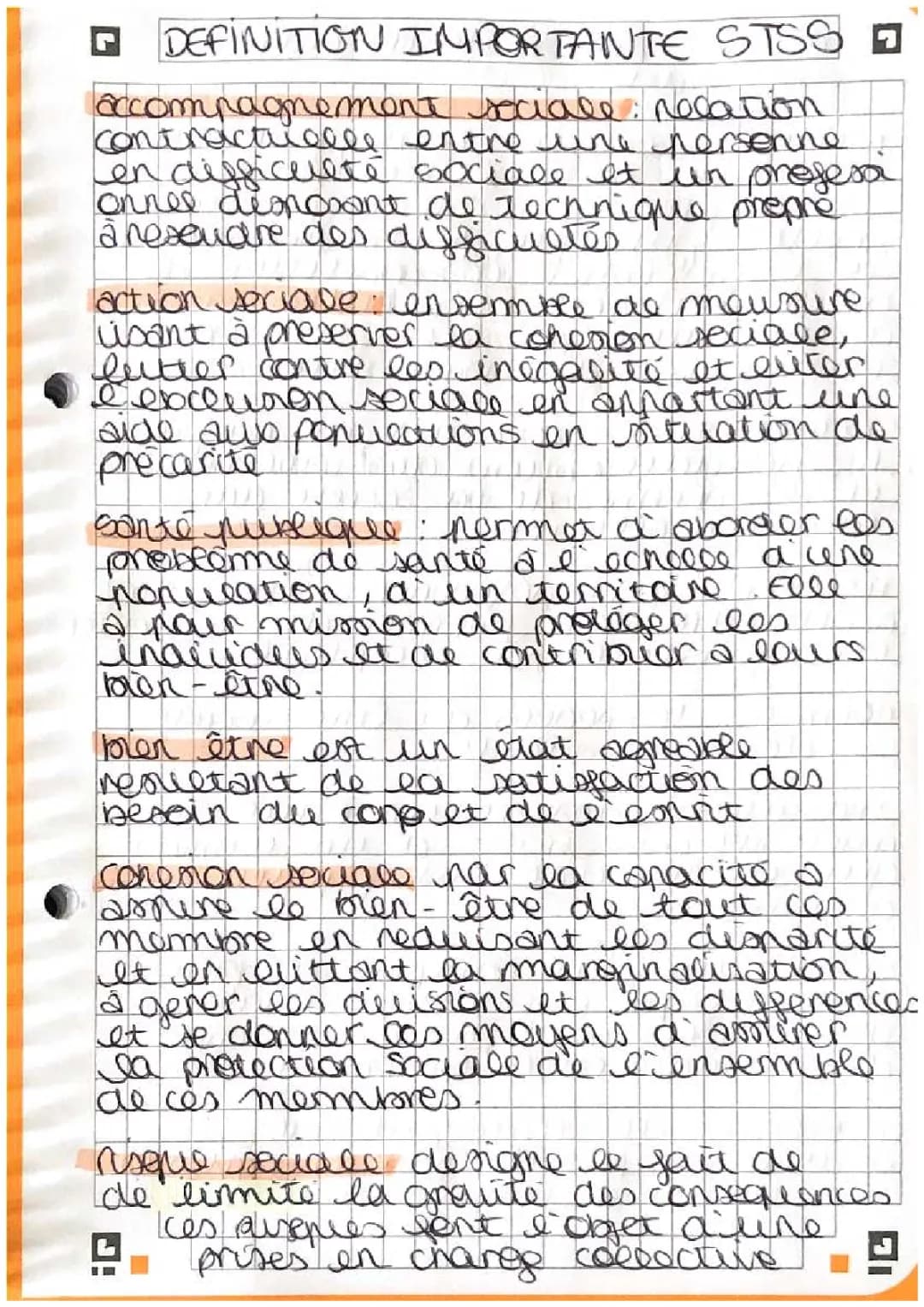 définition importante en st2s