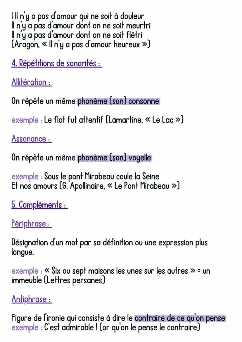Français
Les figures de style
1. Figure de ressemblance:
@avoirsonbrevet
Comparaison :
On compare deux éléments, le comparé [<< ta beauté »)
