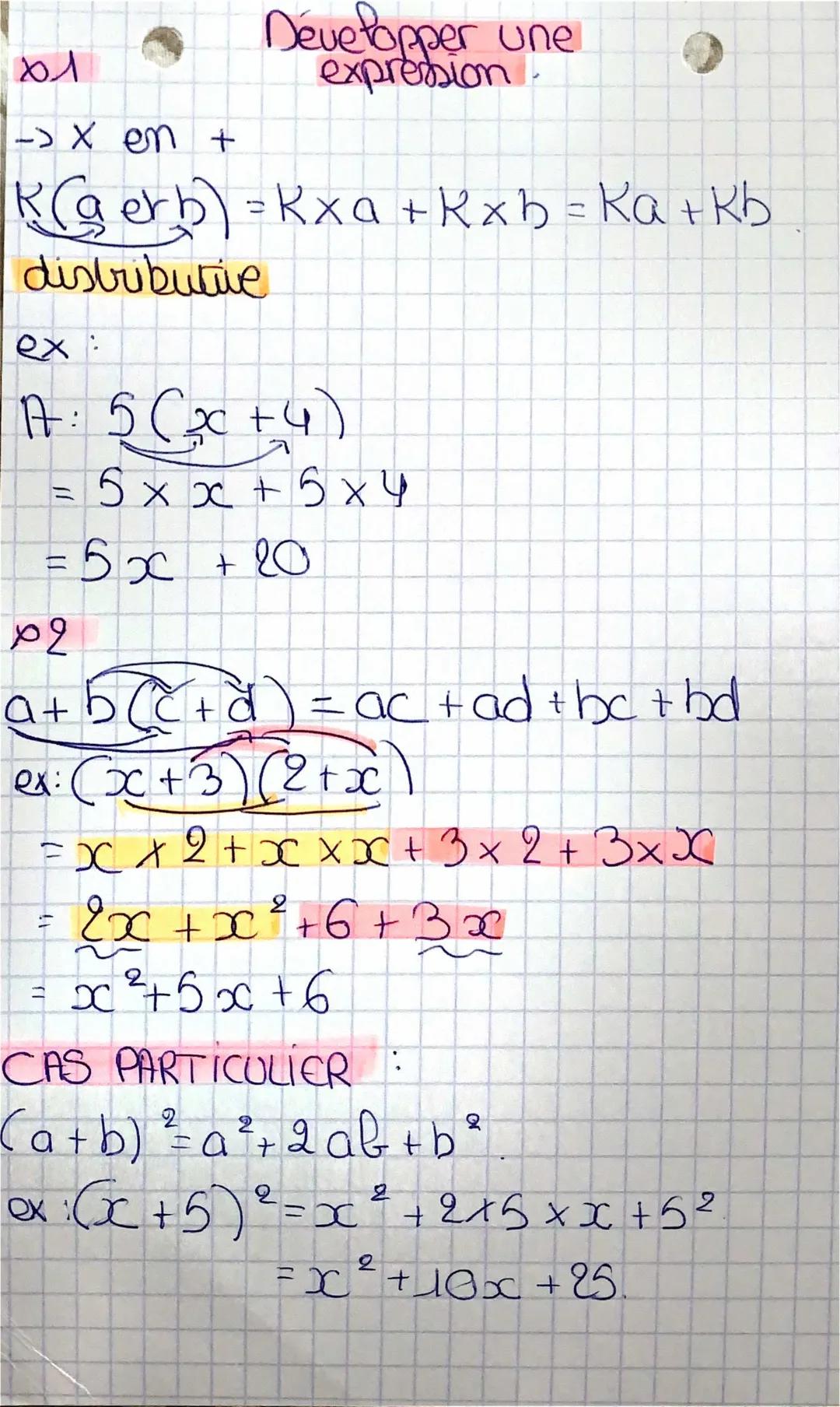 Apprends à Développer et Réduire des Expressions en Ligne pour le Collège et Seconde