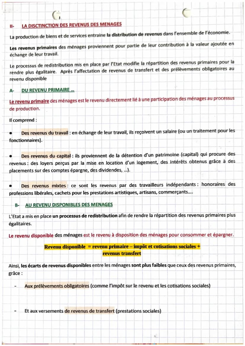 économie
Chapitre 60
Introduction:
La richesse créée par les entreprises que l'on appelle la valeur ajoutée est répartie entre les agents
éc