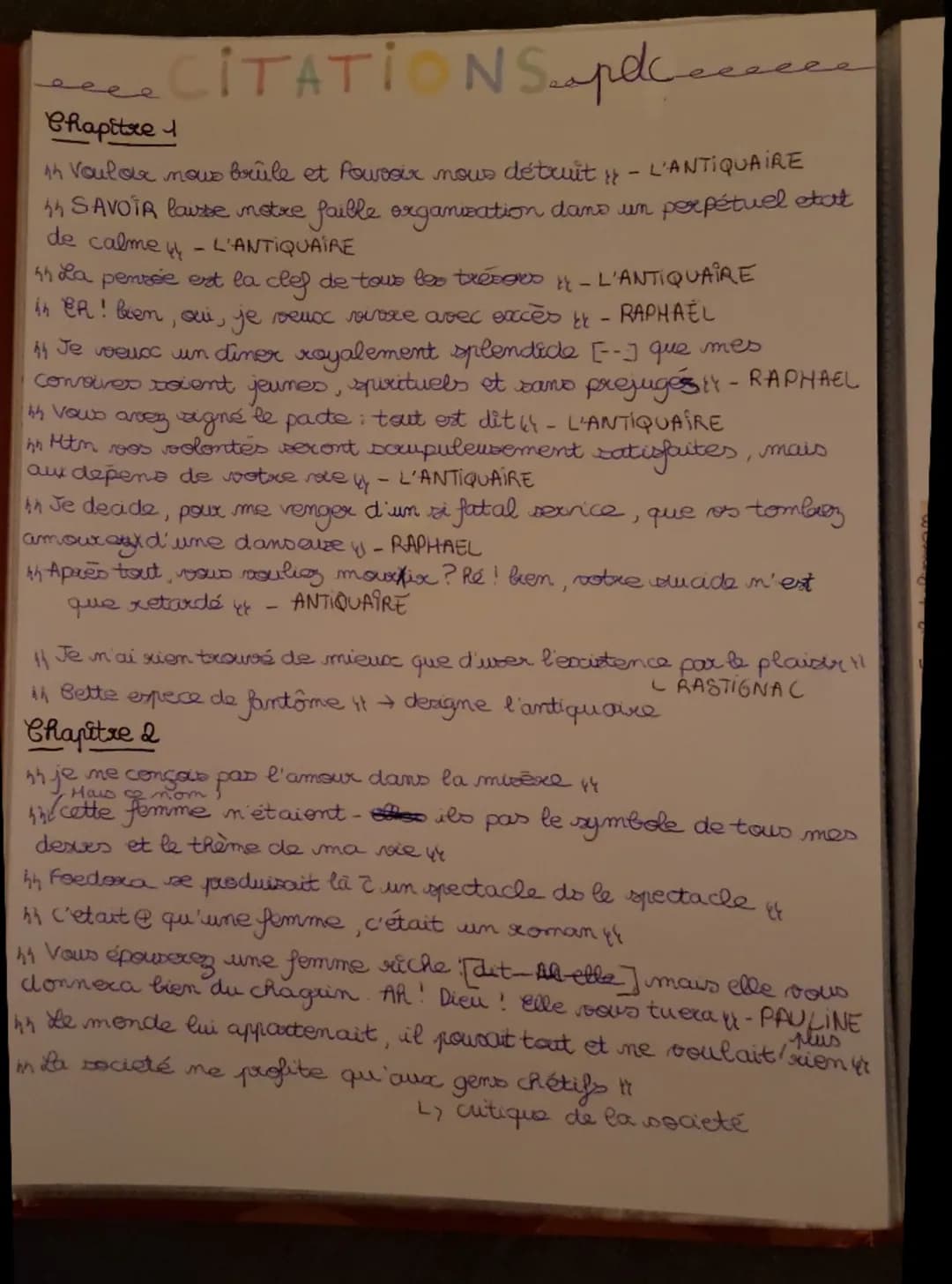 --- OCR Start ---
eeee
CITATIONSpec
ee
Chapitre 1
14 Voulax nowe brûle et fowooix nous détruit
L'ANTIQUAIRE
SAVOIR laisse notre faible organ