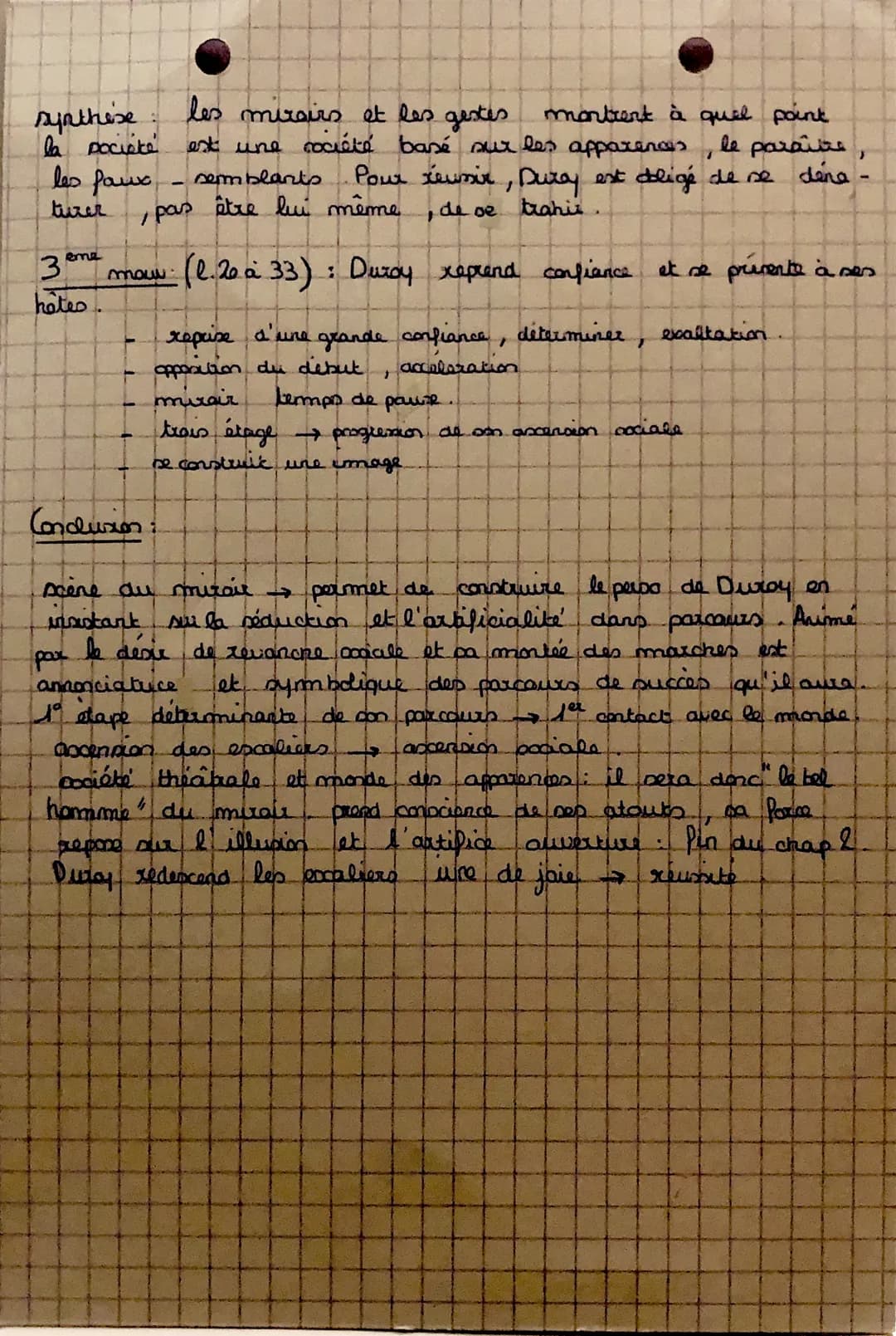 introduction
● Lecture bin dire
Maupassant, Bel Ami
xoman
ascension sociale
d'apprentissage
7
1
mouvements:
10 mouv. (1 à 14)
ridicule
de Ge