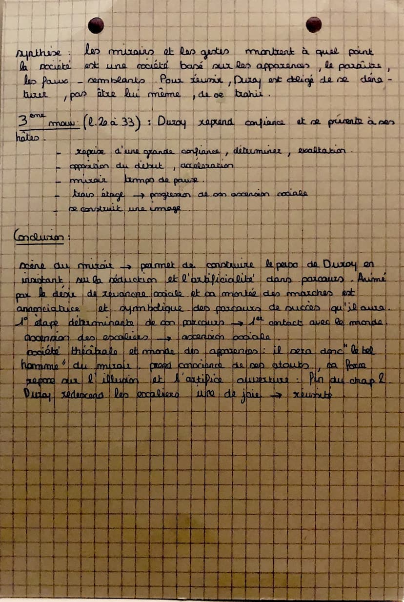 introduction
● Lecture bin dire
Maupassant, Bel Ami
xoman
ascension sociale
d'apprentissage
7
1
mouvements:
10 mouv. (1 à 14)
ridicule
de Ge
