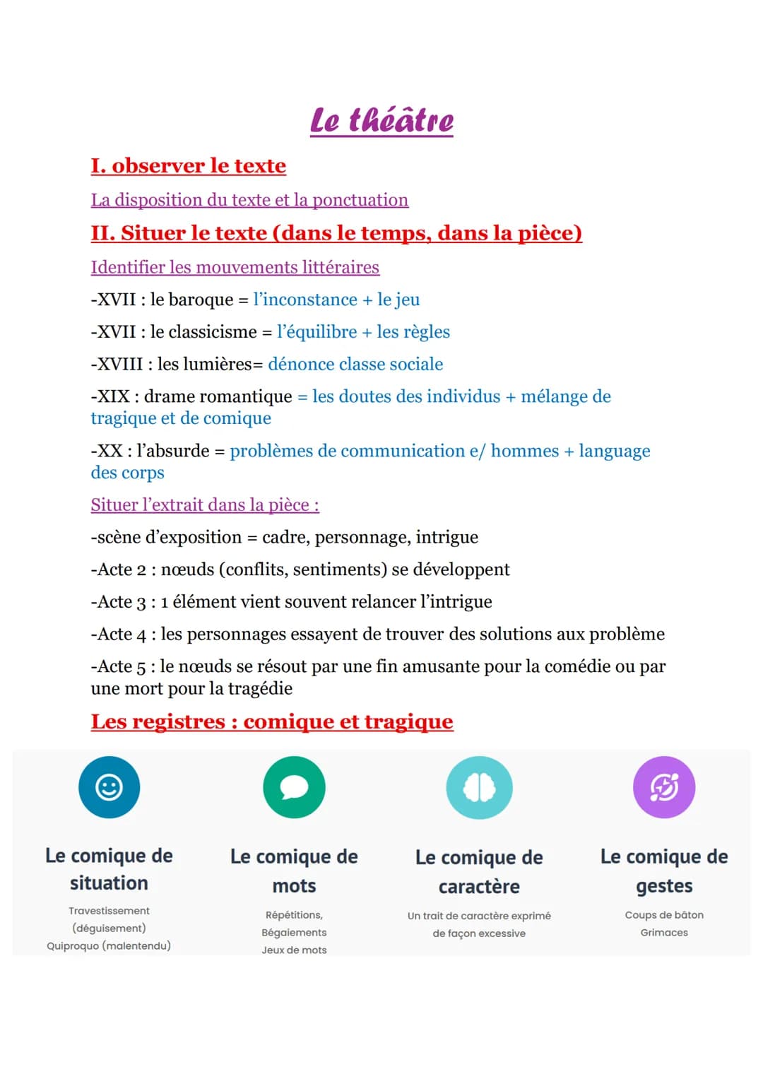 Le roman
I. Situer le texte (dans le temps, et dans l'œuvre)
Identifier les mouvements littéraires :
-XVI: L'humanisme = utopie + éducation
