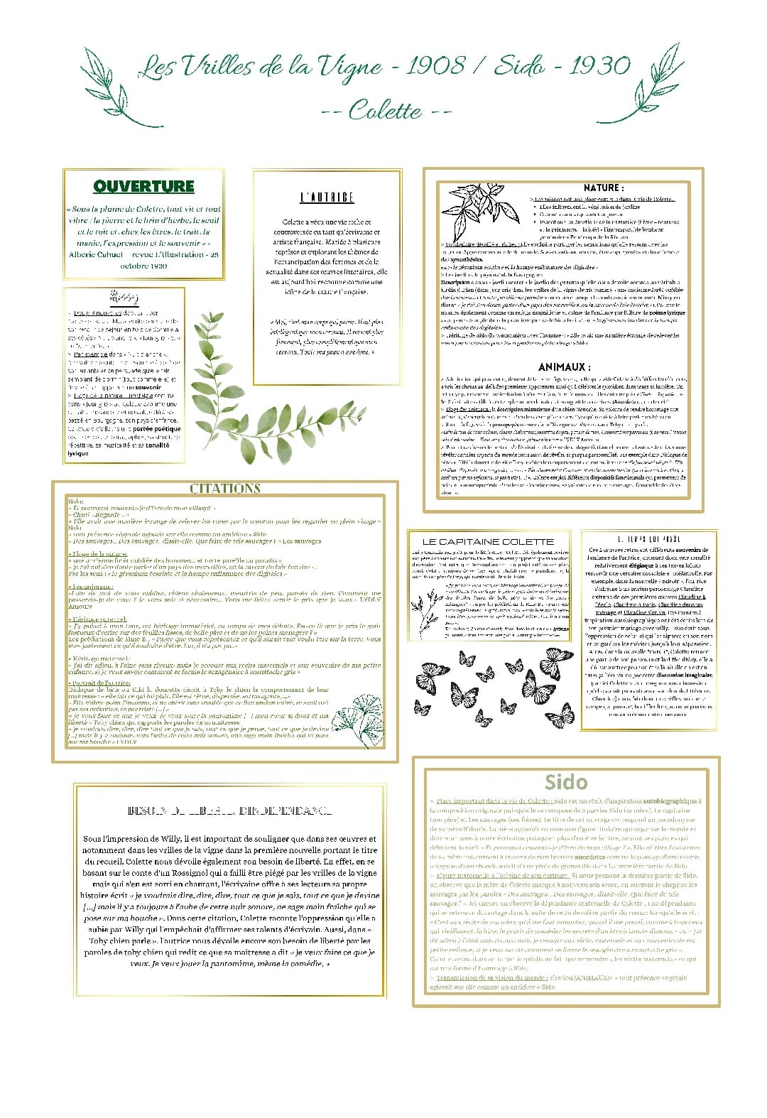 Les Vrilles de la Vigne : Résumé et Analyse de Colette