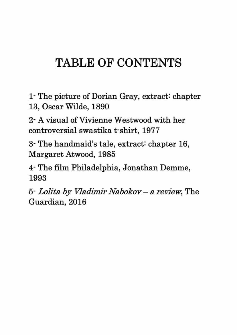 ART TO DEBATE
How do artists convey messages to the society
through the controversy of their art?
2022-2023 TABLE OF CONTENTS
1- The picture