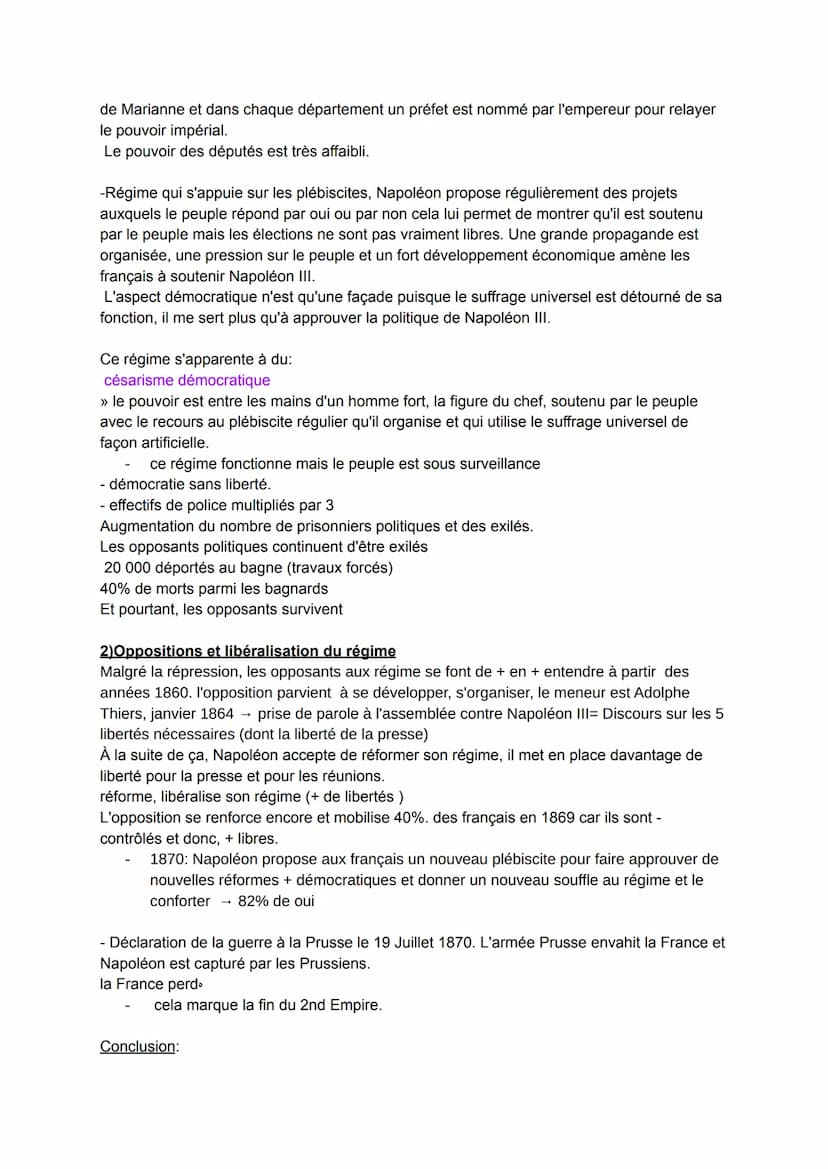 H3 La difficile entrée dans l'âge democratique
La 2nd république et le second empire (1848-1870)
Après le retour de la monarchie depuis 1815