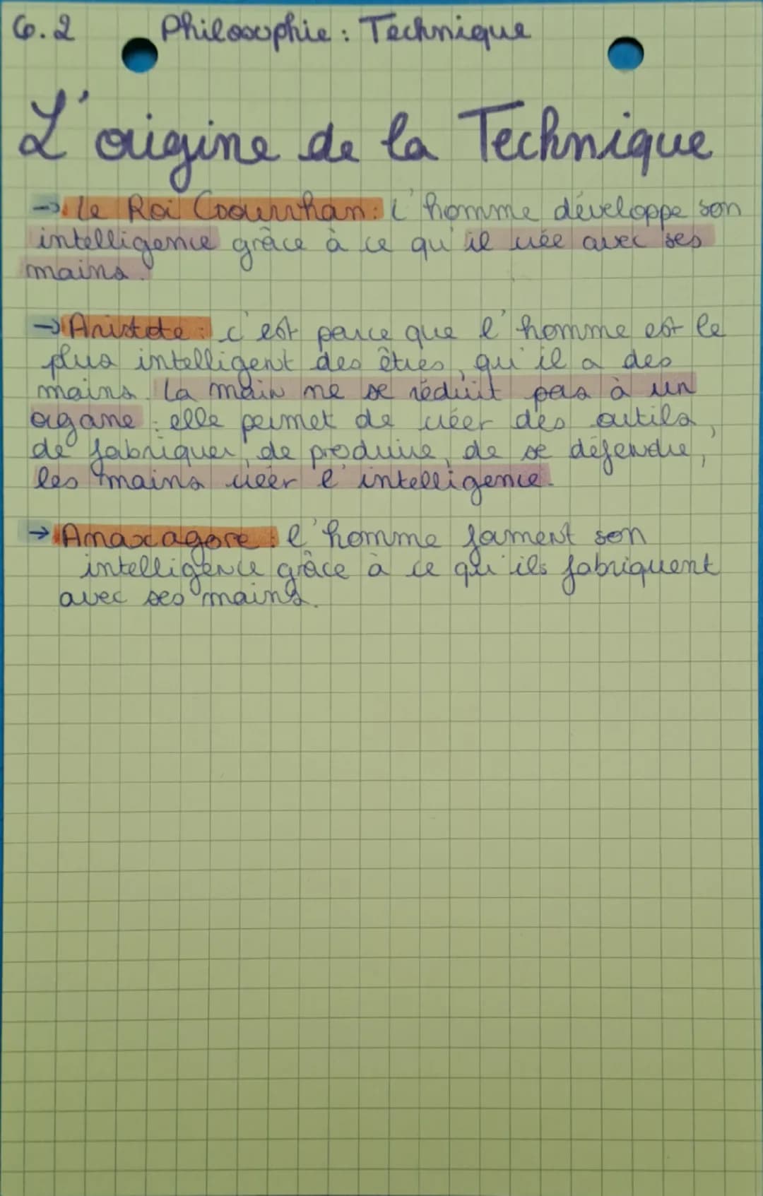 6.9
Philosophie: Technique
→ Maniere de faire
- Maitrise d' un savou faire.
(connaissance pratique).
- Suppose un apprentissage
Mythe de Pro