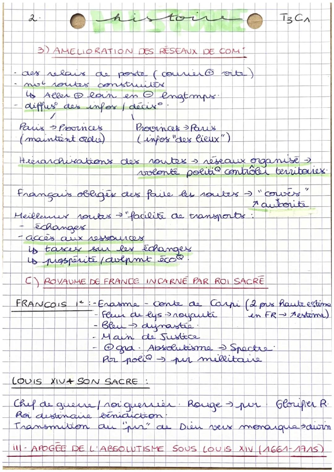 A

TC

L'AFFIRMATION DE L'ETAT DANS LE ROYAUME DE FRANCE

Problématique: Dis quelles mesures I Etat
parvent à s' affirmer au XVIe et XVII?

