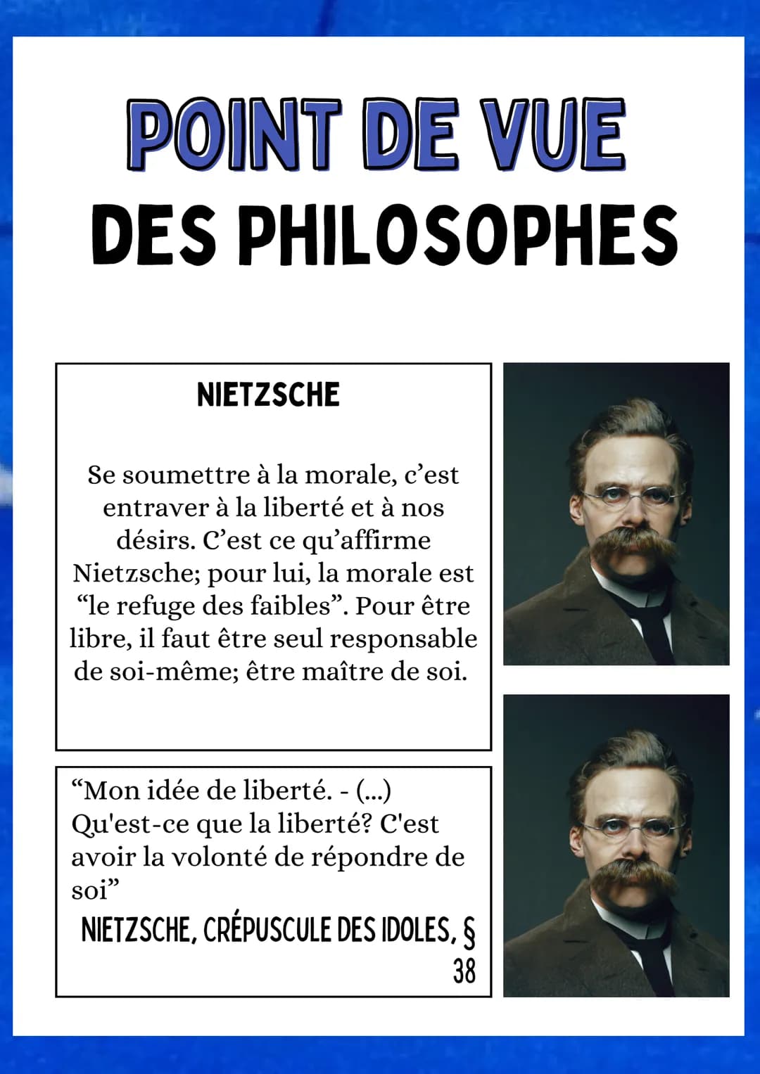 LA LIBERTÉ
DIFFÉRENTES LIBERTÉS
Liberté d'autonomie :
Quand on est soumise à
des règles, non pas
imposées par les autres,
mais par nous-même