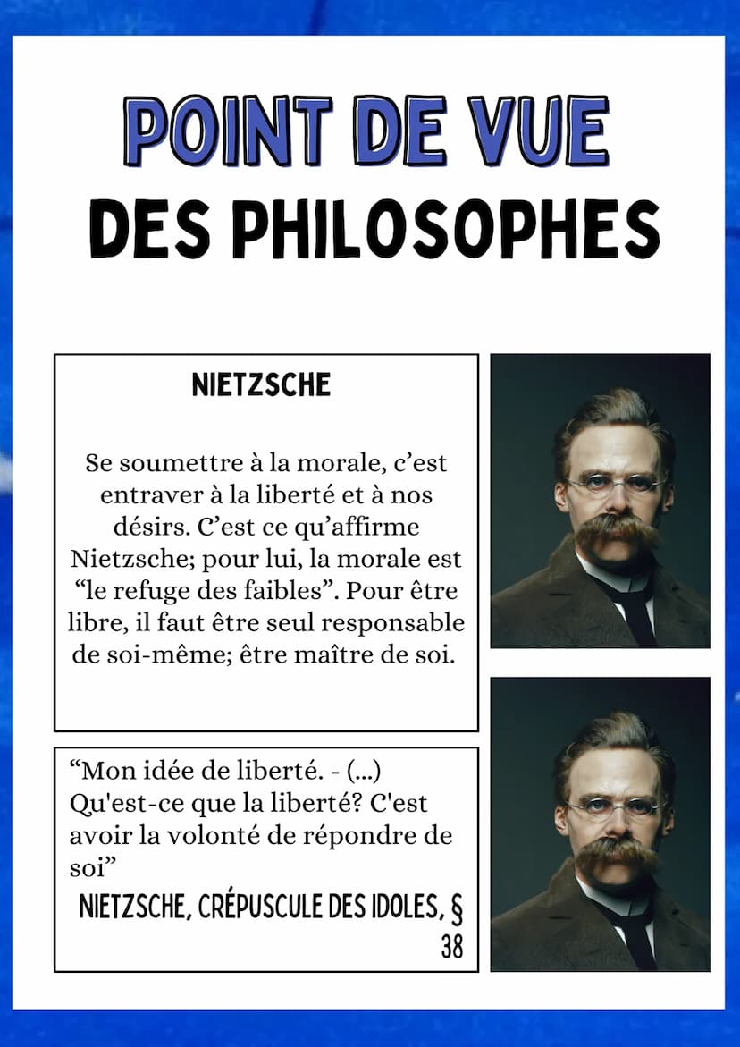 LA LIBERTÉ
DIFFÉRENTES LIBERTÉS
Liberté d'autonomie :
Quand on est soumise à
des règles, non pas
imposées par les autres,
mais par nous-même