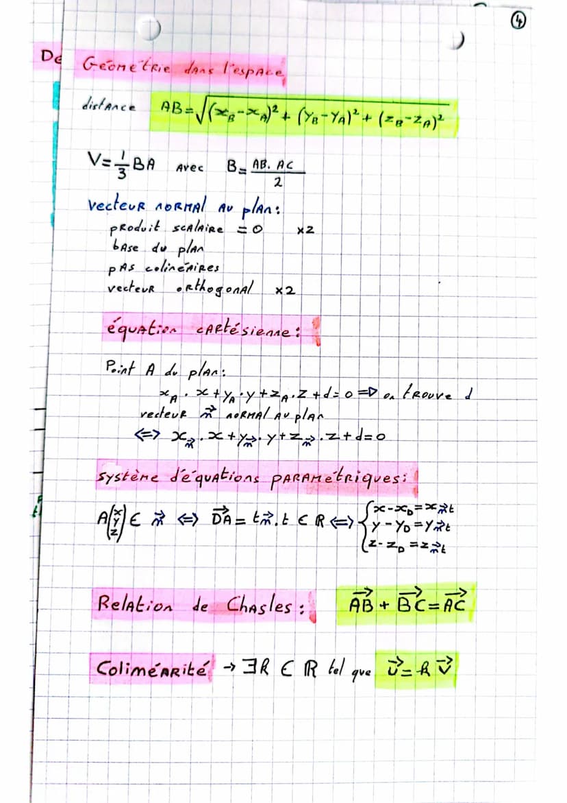 Probabilites
P(A) = 1 - P(A)
P (AUB) = P(A) +
P(B) - P(AMB)
P (B)- P(ANB)
P (A) P
E(x) = m. pi
On effectue une expérience Aléatoire À 2 issu