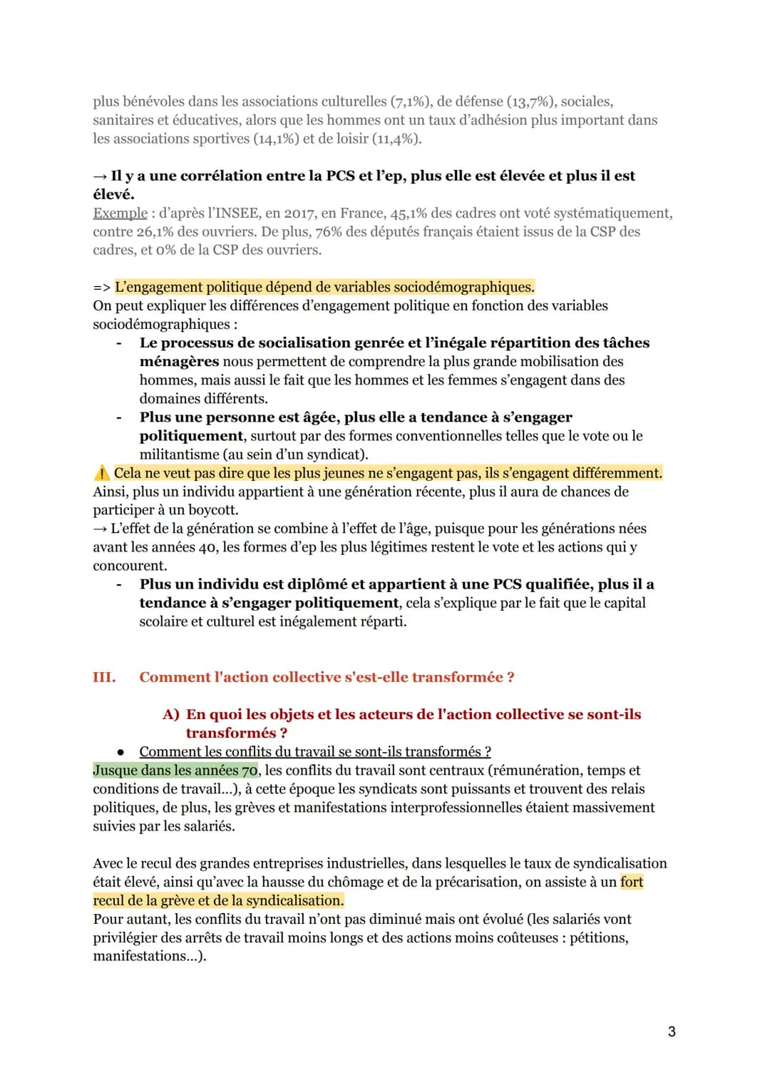 COMMENT EXPLIQUER L'ENGAGEMENT POLITIQUE DANS LES SOCIÉTÉS
DÉMOCRATIQUES ?
Engagement politique (ep.) : implication d'un individu dans des a