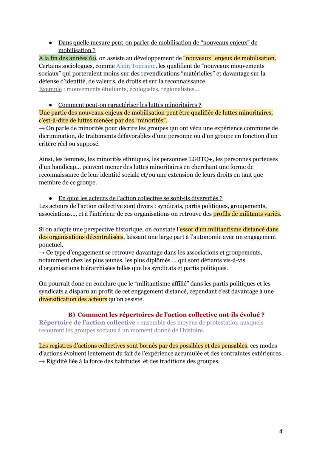 COMMENT EXPLIQUER L'ENGAGEMENT POLITIQUE DANS LES SOCIÉTÉS
DÉMOCRATIQUES ?
Engagement politique (ep.) : implication d'un individu dans des a