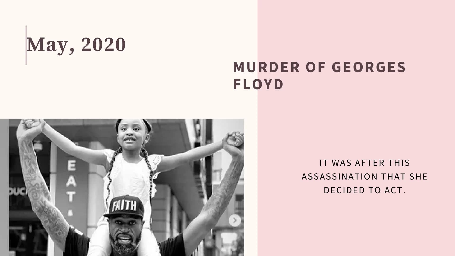 25
Naomi Osaka
an athlete involved to the fight against racial
inequality. Naomi Osaka
Date of birth: 16 October 1997
Place of birth : Osaka