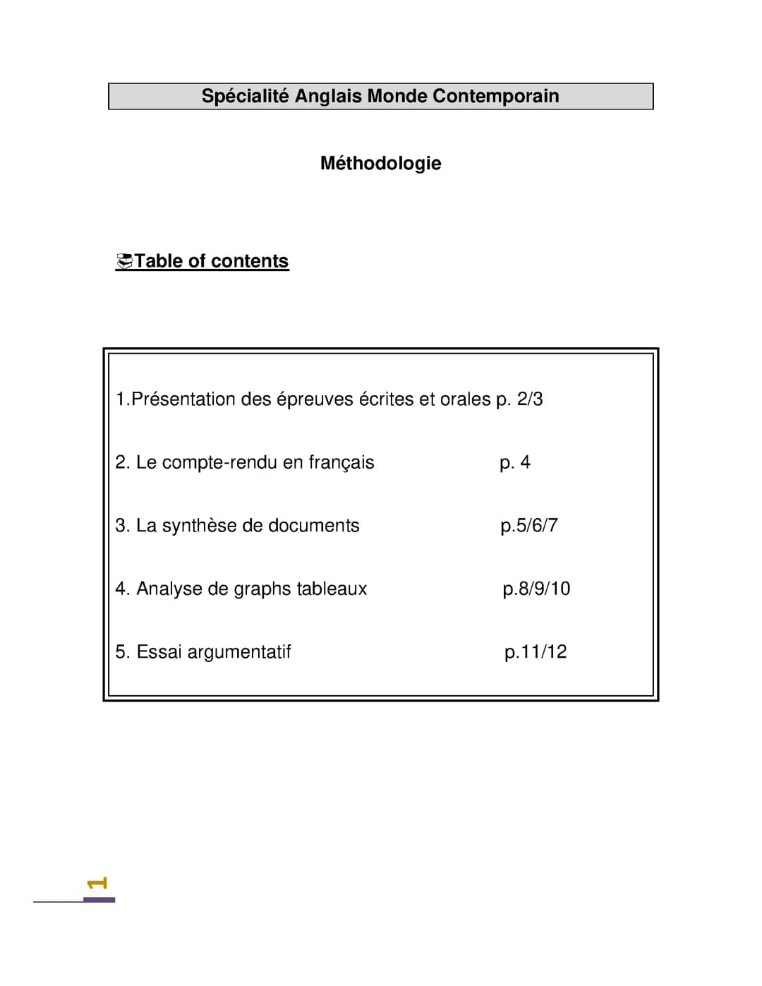 AMC méthodologie