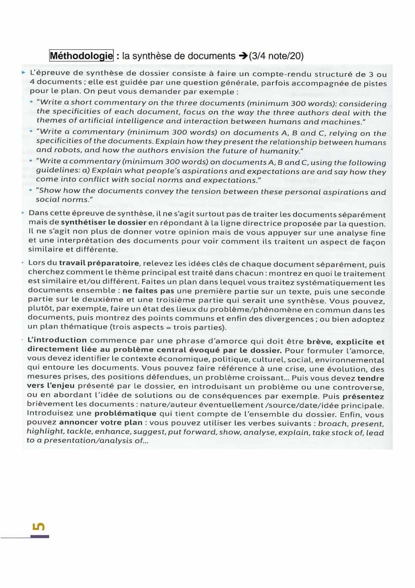 Spécialité Anglais Monde Contemporain
Table of contents
Méthodologie
1.Présentation des épreuves écrites et orales p. 2/3
2. Le compte-rendu
