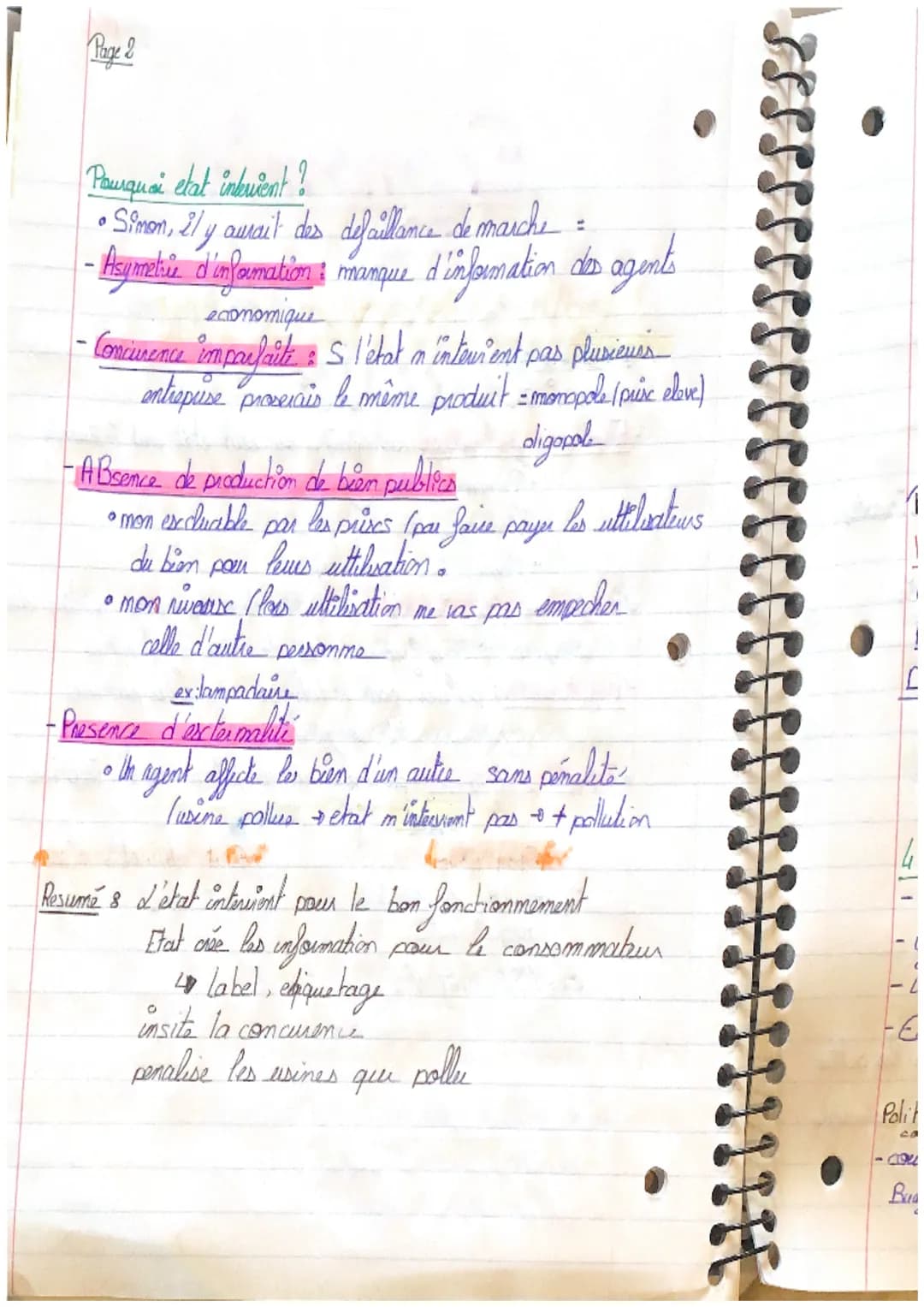 Economic
Bat
Chapelia: Linkansention de létat
d'état intervention:
L'etat intervient dans 2 domaines 8
22103
Page 1
• Fonctions regationnes 
