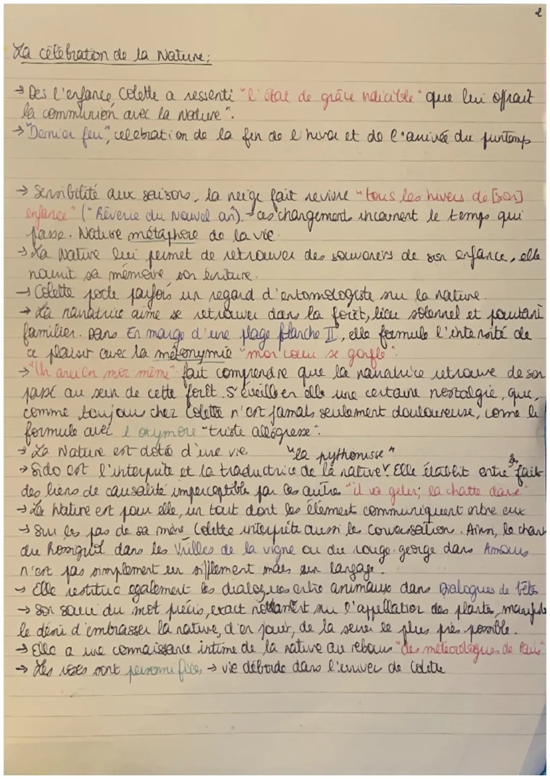 Sido
1
·la célébration de la mère.
→ Colette und hommage à sa mene: veiles "charter" et "célébres."
au présent d'ennonciation. La suire au p