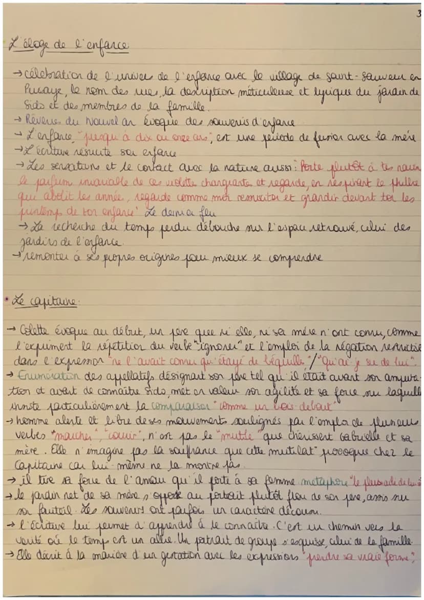 Sido
1
·la célébration de la mère.
→ Colette und hommage à sa mene: veiles "charter" et "célébres."
au présent d'ennonciation. La suire au p