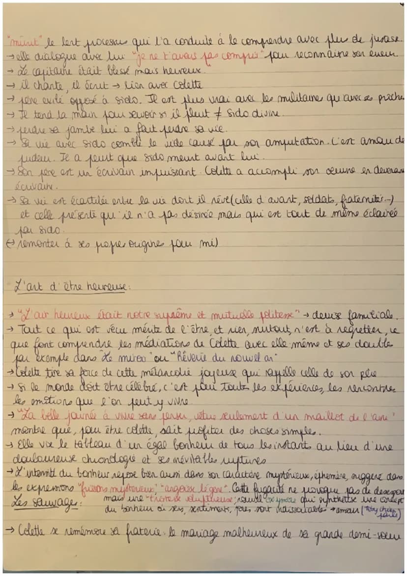 Sido
1
·la célébration de la mère.
→ Colette und hommage à sa mene: veiles "charter" et "célébres."
au présent d'ennonciation. La suire au p