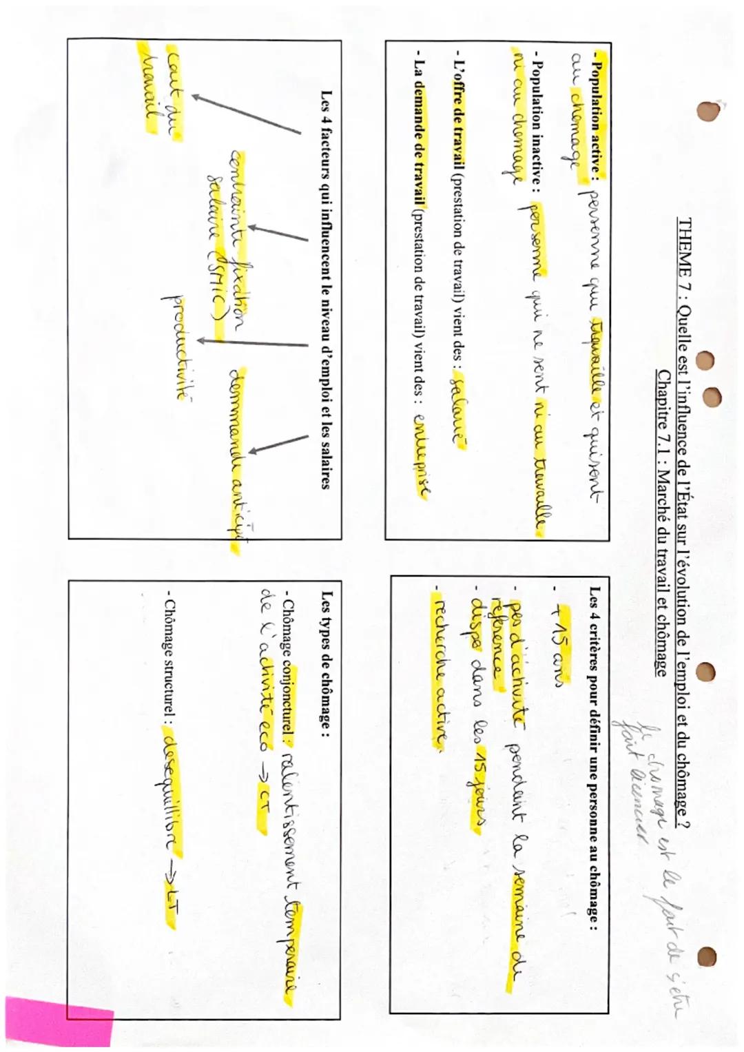 THEME 7: Quelle est l'influence de l'État sur l'évolution de l'emploi et du chômage ?
Chapitre 7.1: Marché du travail et chômage
- Populatio