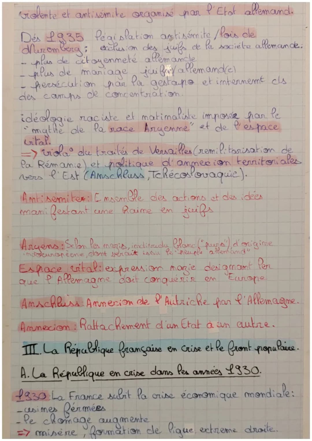 HISTOIRE
CHAPITRE 2 Democratie et experiences
totalitaines en France en 1930
I. La création et la mise en oeuvre d'un régime
communiste en U
