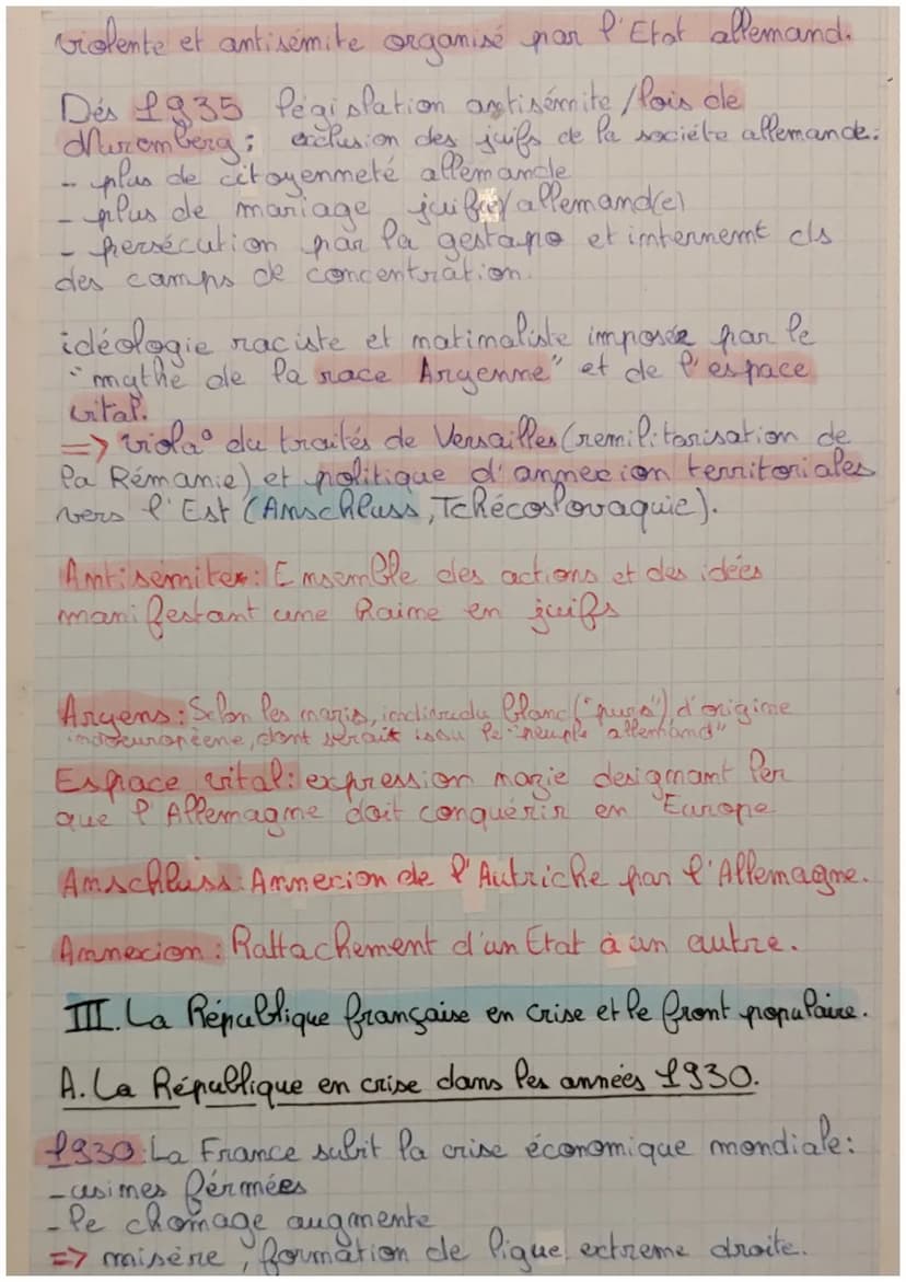 HISTOIRE
CHAPITRE 2 Democratie et experiences
totalitaines en France en 1930
I. La création et la mise en oeuvre d'un régime
communiste en U