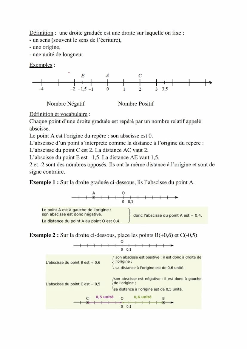 0
FICHE LECON
Séquence n°.....:
Notion de nombres relatifs
I) Définitions
Définition:
un nombre relatif est formé d'un signe + ou - et d'un 