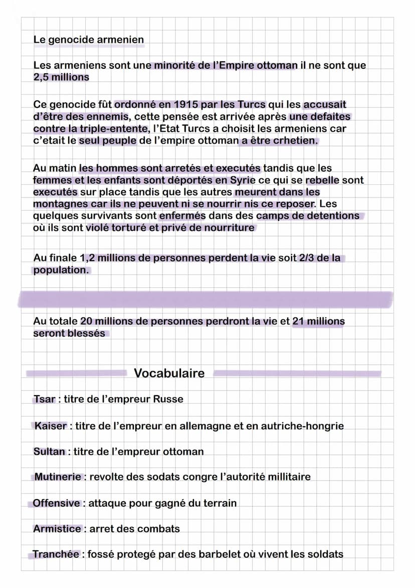 La bataille de verdun
La bataille se deroule dans la Meuse elle oppose les Français au
Allemands elle fait 305 000 morts/disparus et 400 000