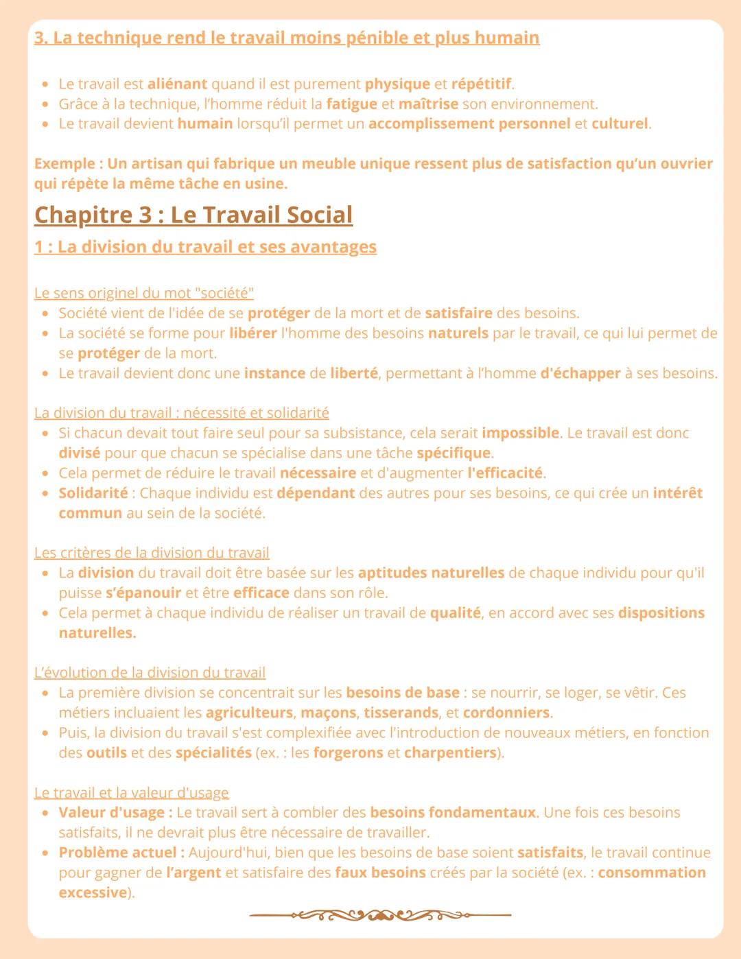 # Le Travail

Problématique générale

Pourquoi le travail peut-il être une source d'aliénation (perte de soi) alors qu'il est aussi
l'expres