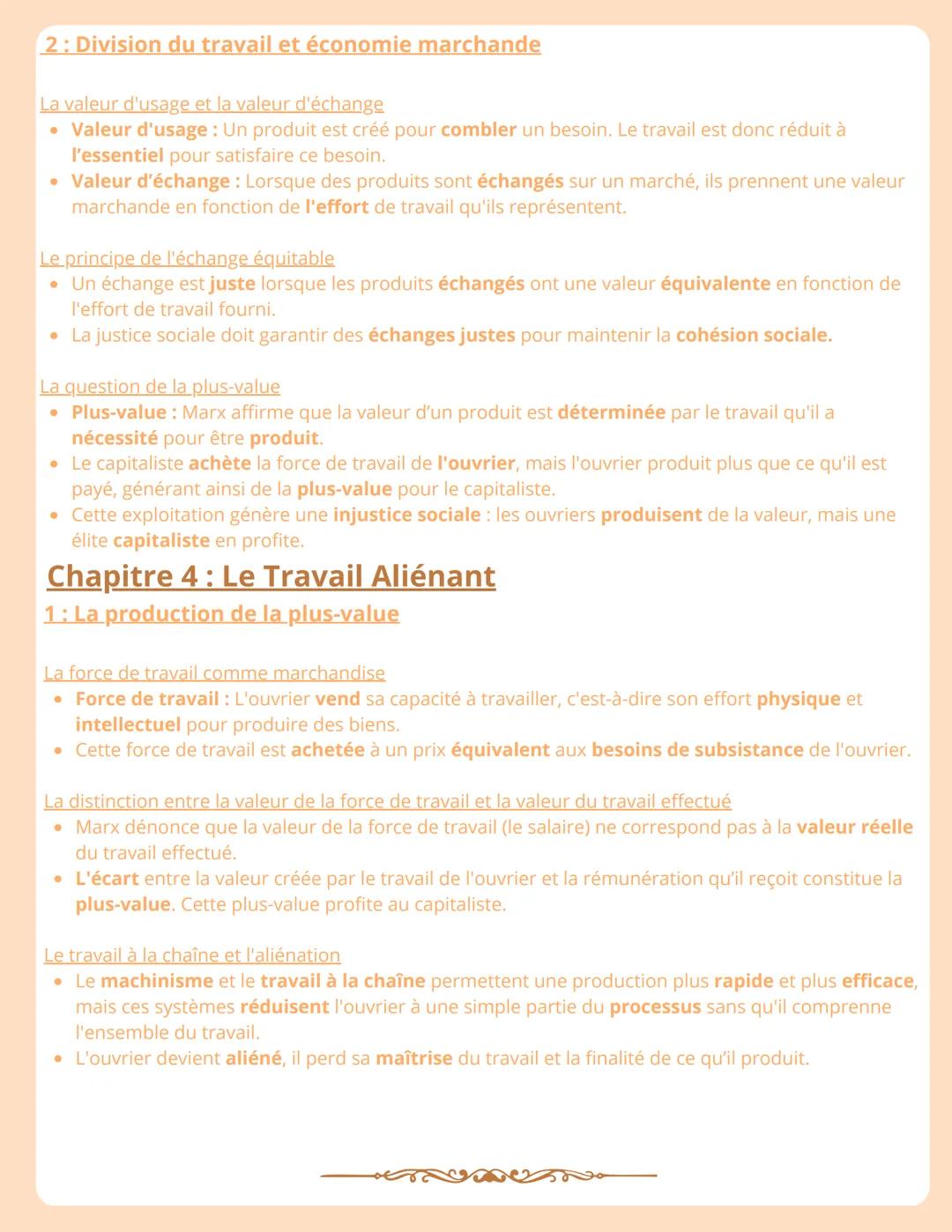 # Le Travail

Problématique générale

Pourquoi le travail peut-il être une source d'aliénation (perte de soi) alors qu'il est aussi
l'expres