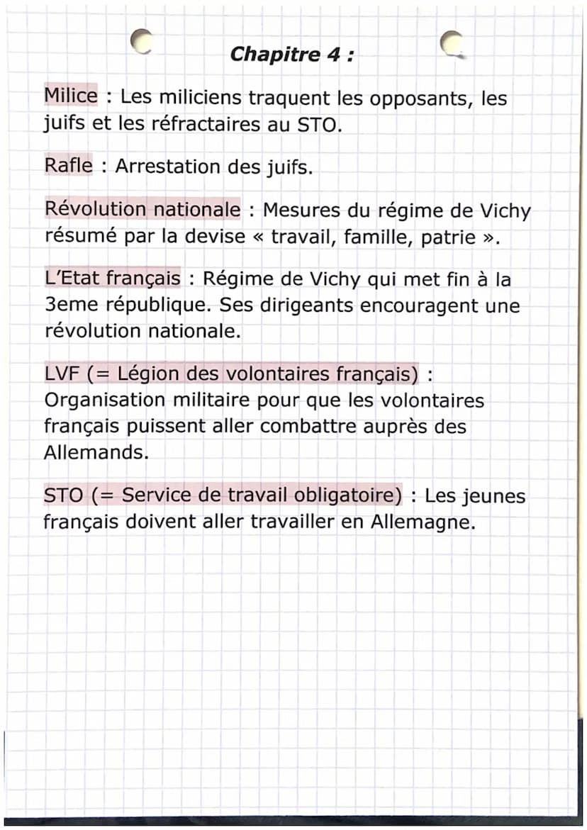 Chapitre 3 :
Axe: Camp comprenant l'Allemagne, l'Italie et le
Japon.
Alliées: Camp comprenant le Royaume-Unis et la
France (puis par la suit
