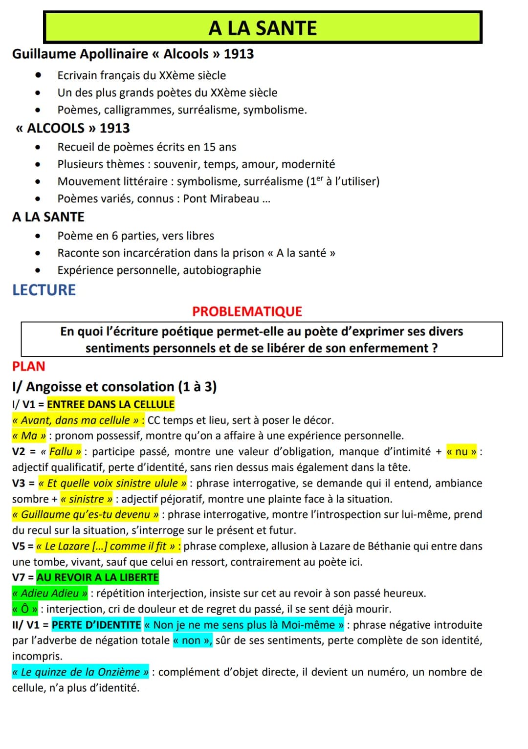 
<p>Guillaume Apollinaire est un écrivain français du XXème siècle et est reconnu comme l'un des plus grands poètes de cette époque. Il est 