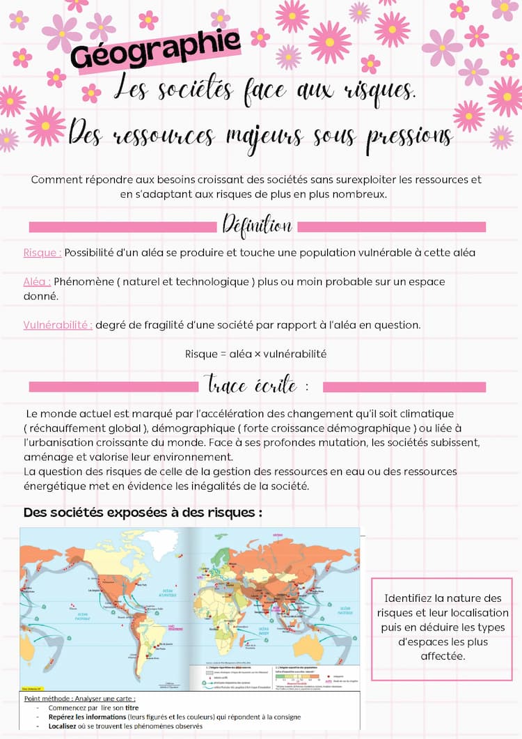 Know Les société face aux risques : des ressources sous pression thumbnail