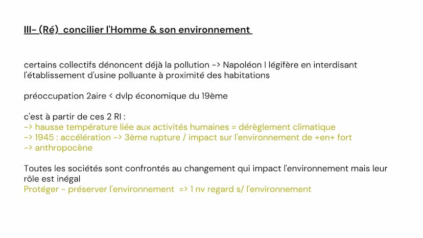 THEME 4: L' ENVIRONNEMENT ENTRE EXPLOITATION ET PROTECTION : UN ENJEU PLANETAIRE
Axe 1: Exploiter,
préserver & protéger
L'Homme peut-il cont
