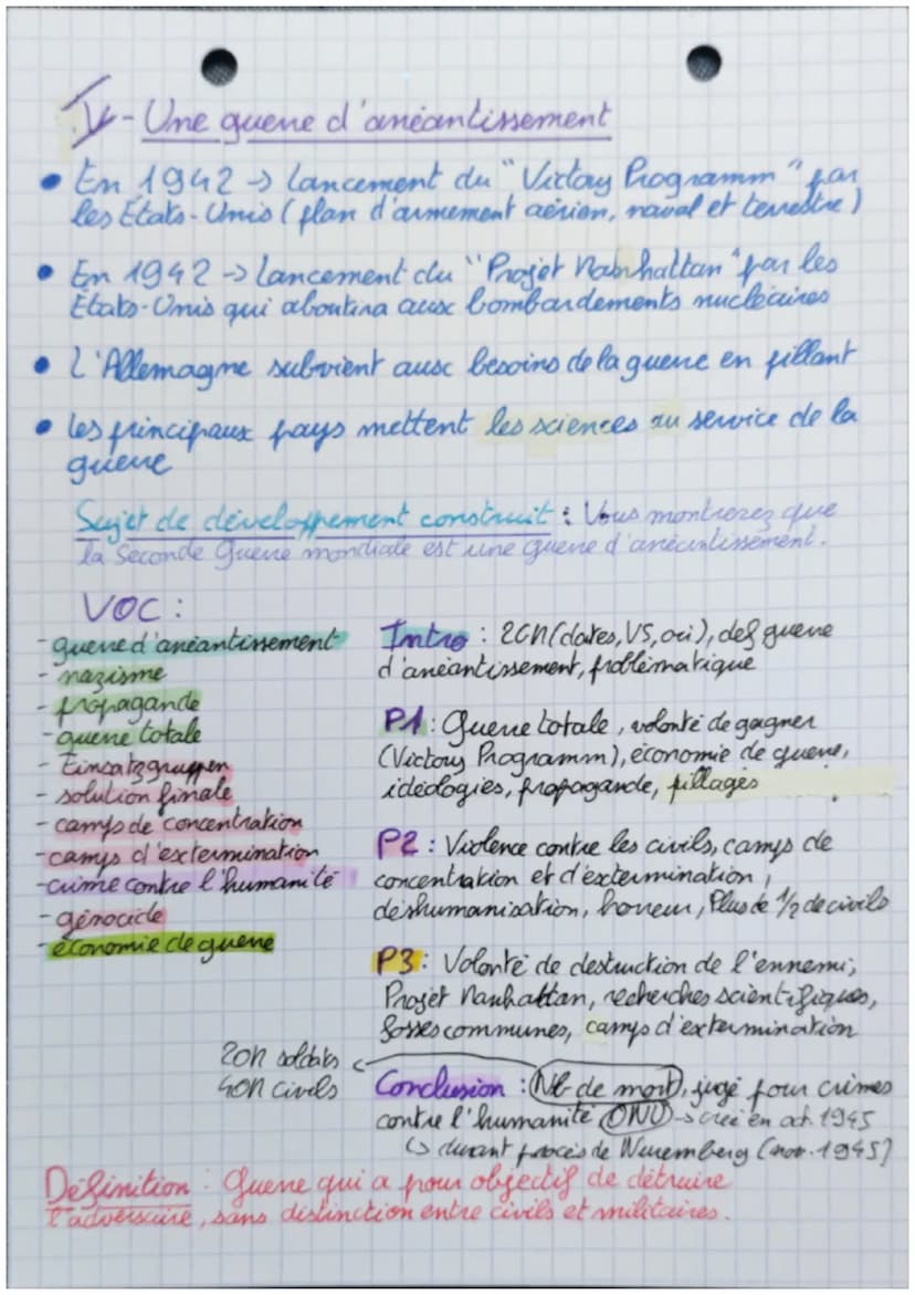 Histoire
Partie 1
I- Le déroulement
les Allie's
Etats-Unis
(France)
Royaume-Uni
OURSS des 1941
Theme 1
La seconde quere chap. 3
mondiale
Vic
