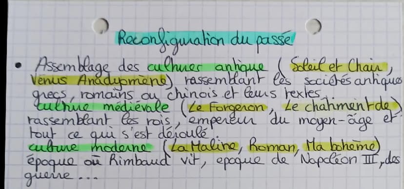 La Poesie
es Cahiers de Douai de Arthur Rimbaud
Presentation de l'auteur:
Arthur Rimbaud (1854-1891)
• homosexuel => non tolere et rejeté pa