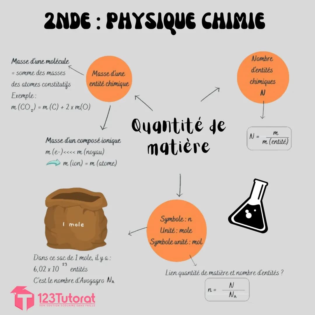 Comprendre l'énergie et la chimie : État physique et équations de réaction