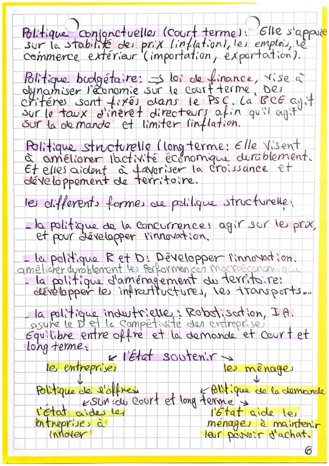 ...Économie...
...Theme 6...
Les politiques économique, de
l'Etat et de l'UE
J...Chapitres..
Peltique de Stabilisation: & dépenses publique 
