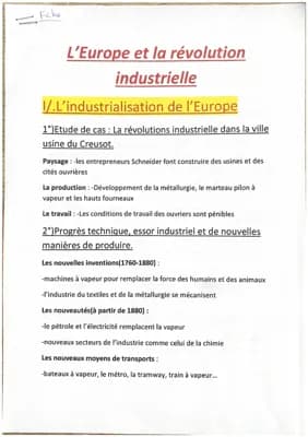 Know L’Europe et là révolution industrielle  thumbnail