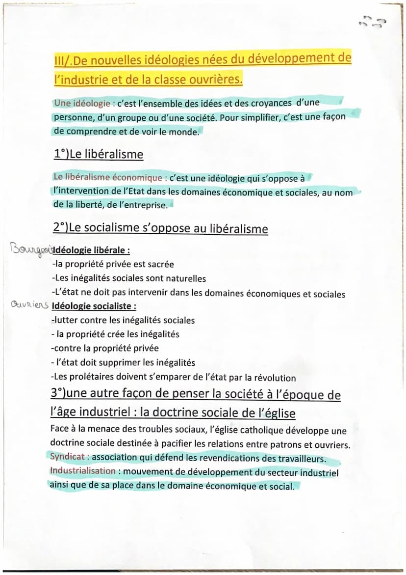 Fiche
L'Europe et la révolution
industrielle
I/.L'industrialisation de l'Europe
1°) Etude de cas: La révolutions industrielle dans la ville

