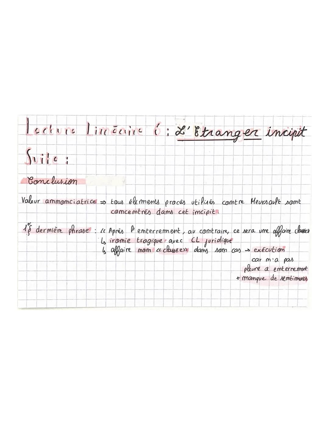 Lecture timéaire 6
L' Etranger incipit, Albert Camus, 1942
Intro
Oeuvre L Etranger, 1942
roman de Meursault crimmimel, fugé et mis à mort, a