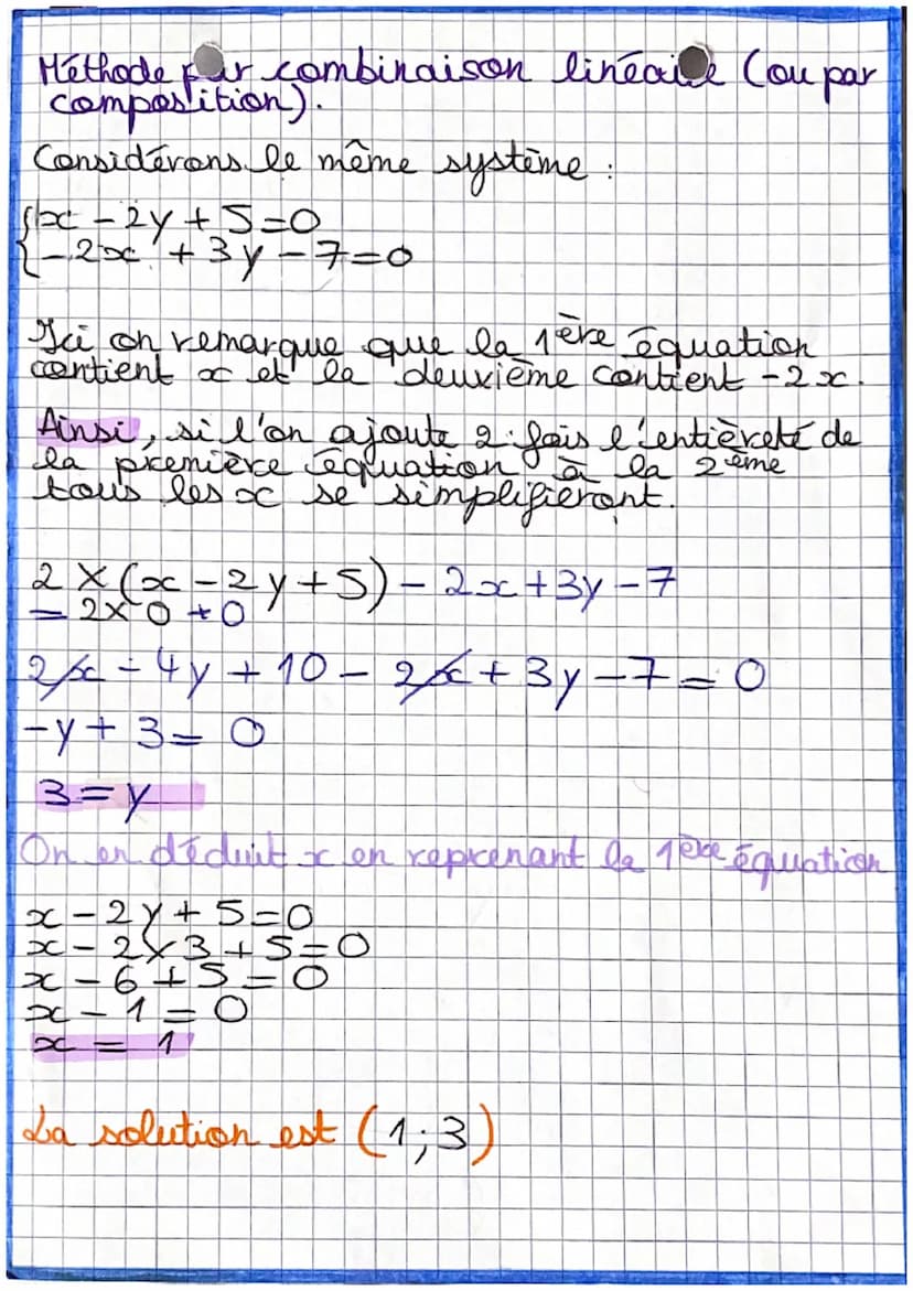MATHS
Equations cartésiennes
Vecteur directeur : Soit à une droite quelconque du
de d
plan. On appelle besteur directeur
de a tout vecteur A