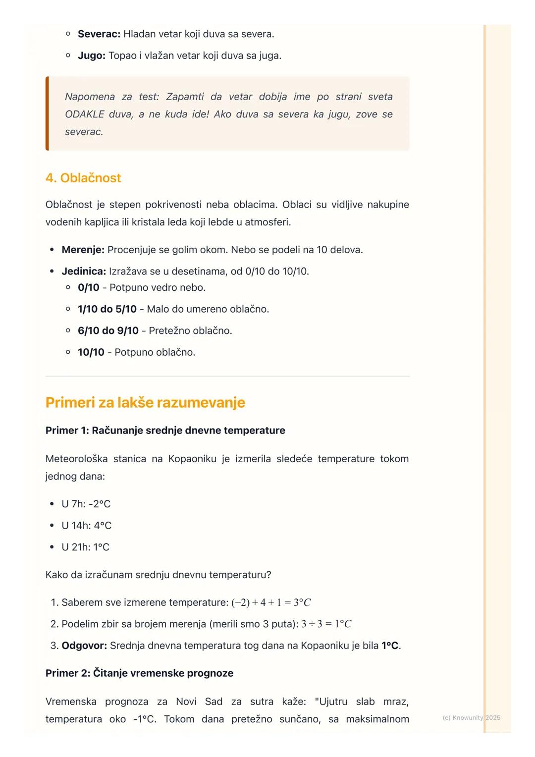 # Vreme i klimatski elementi

Uvod u vreme i klimatske elemente

Vreme je trenutno stanje atmosfere na nekom mestu. To je ono što vidimo kad
