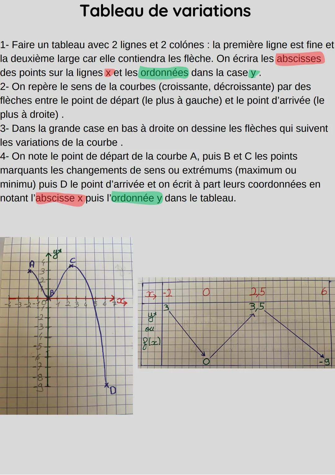 # Maths

Repérage sur un graphique

• Un repère du plan est formé soit d'un seul axe soit de deux axes
perpendiculaires ayant la même origin