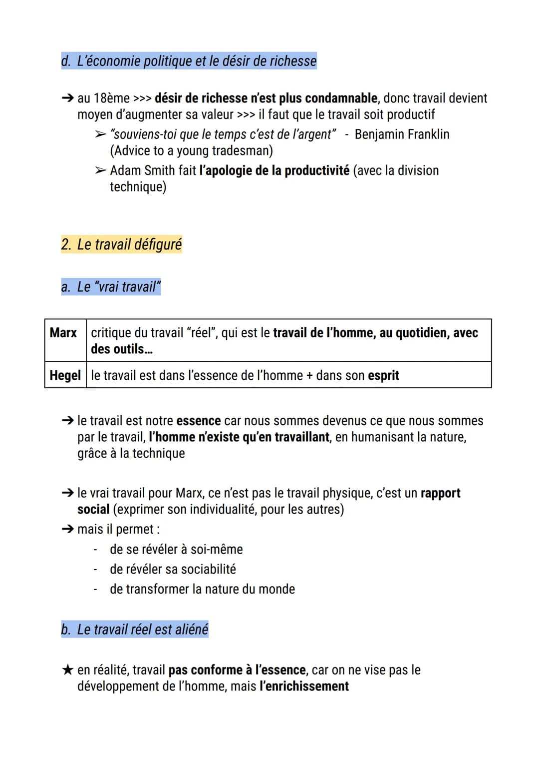 Cours: le travail
Le travail est-il un facteur d'épanouissement? (la technique, les échanges, la
liberté, la culture...)
INTRODUCTION
1. Déf