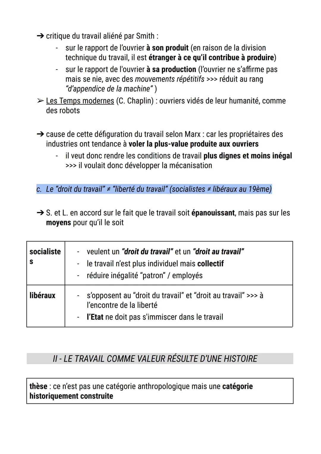 Cours: le travail
Le travail est-il un facteur d'épanouissement? (la technique, les échanges, la
liberté, la culture...)
INTRODUCTION
1. Déf