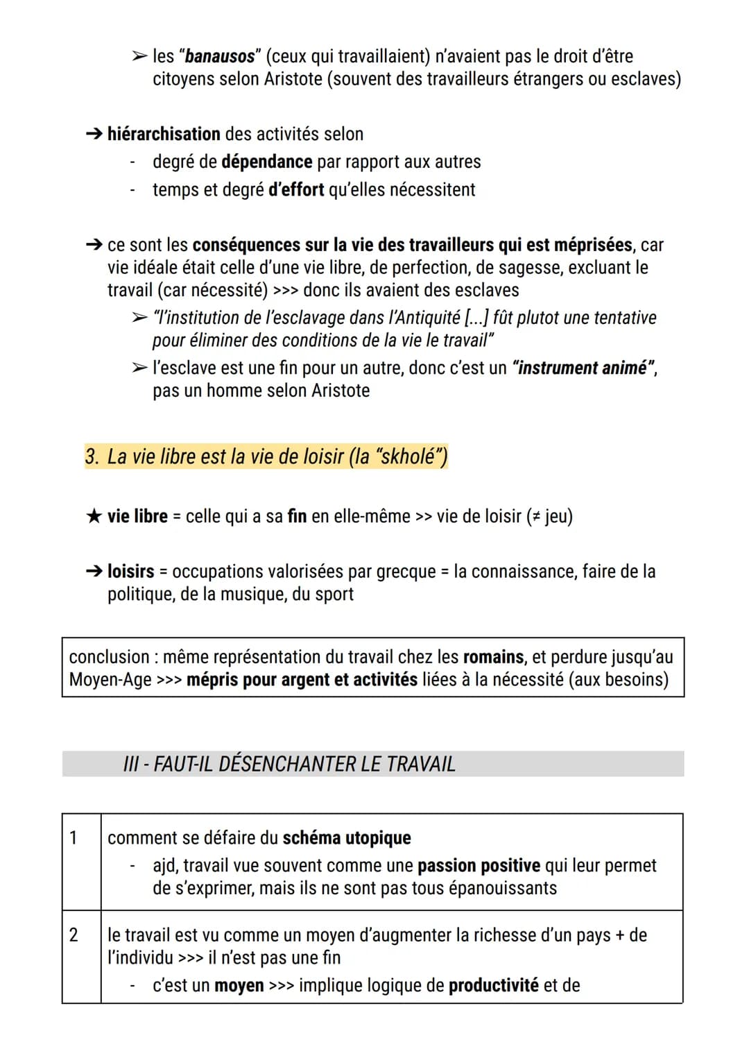 Cours: le travail
Le travail est-il un facteur d'épanouissement? (la technique, les échanges, la
liberté, la culture...)
INTRODUCTION
1. Déf