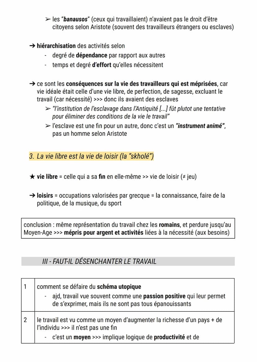Cours: le travail
Le travail est-il un facteur d'épanouissement? (la technique, les échanges, la
liberté, la culture...)
INTRODUCTION
1. Déf